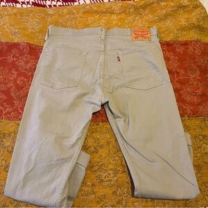 Levi's Gray Slim Straight Jeans